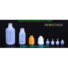 soft white child PE bottle best eliquid bottle for machine refilling=top quality ISO8317 PET/PE bottle manufactory since 2003